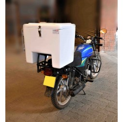 Fibreglass Motorbike Courier Box Brisk Drop Sides 22 x 15 x 18 
